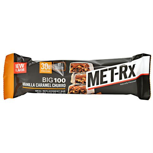 Met-Rx USA Big 100 Bar Vanilla Caramel Churro - Gluten Free