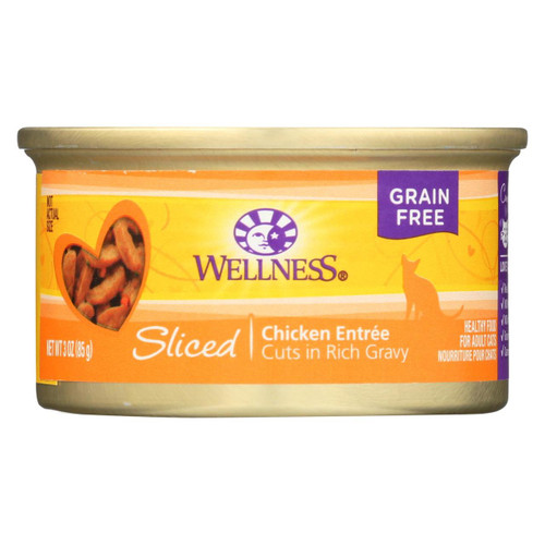 Wellness Pet Products Cat Food - Chicken Entr?e - Case Of 24 - 3 Oz. - 1137710