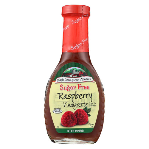 Maple Grove Farms Vinaigrette Dressing - Raspberry - Case Of 12 - 8 Oz.