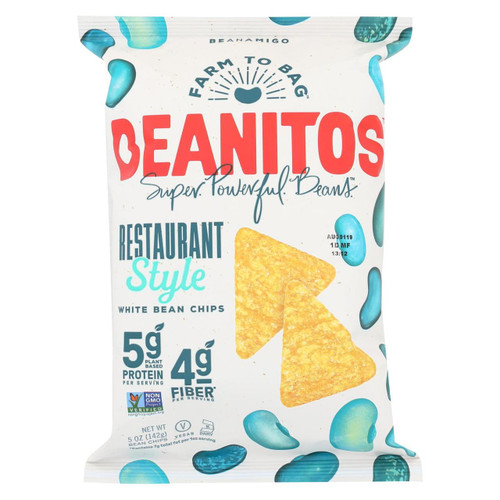 Beanitos - White Bean Chips - Restaurant Style - Case Of 6 - 5 Oz.