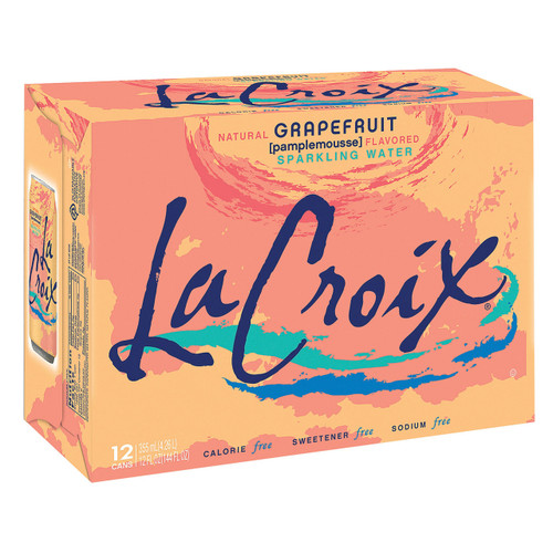 Lacroix Sparkling Water - Grapefruit - Case Of 2 - 12 Fl Oz.