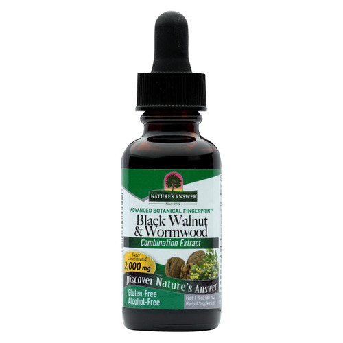 Nature's Answer Black Walnut And Wormwood Complex Alcohol Free - 1 Fl Oz