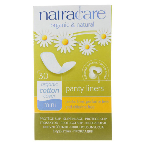 Natracare Natural Mini Panty Liners - 30 Pack