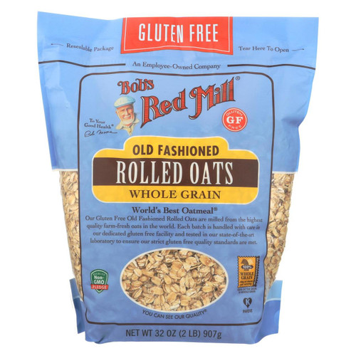 Bob's Red Mill - Old Fashioned Rolled Oats - Gluten Free - Case Of 4-32 Oz.