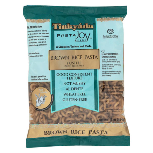 Tinkyada Brown Rice Pasta - Fusilli - Case Of 12 - 16 Oz