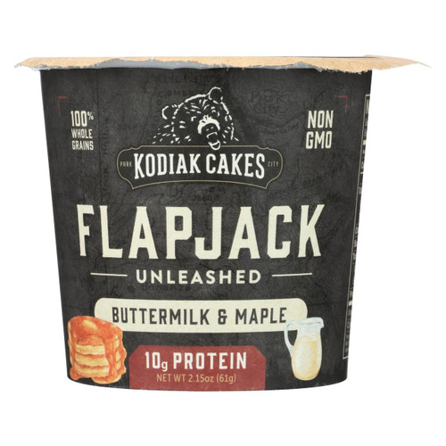 Kodiak Cakes - Flapjack On The Go - Buttermilk Maple - Case Of 12 - 2.15 Oz