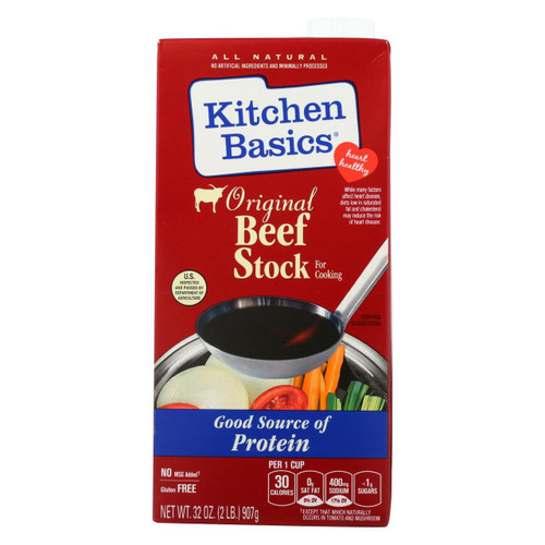 Kitchen Basics Beef Stock - Case Of 12 - 32 Fl Oz.
