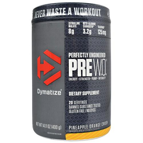 Dymatize Pre W.O. Pineapple Orange Crush - Gluten Free