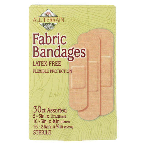 All Terrain - Bandages - Fabric Assorted - 30 Ct