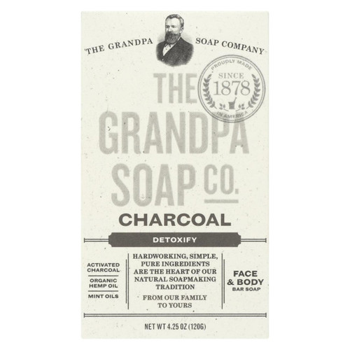 Grandpa Soap Soap - Charcoal - 4.25 Oz