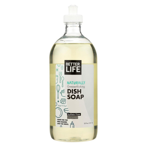 Better Life Dishwashing Soap - Unscented - 22 Fl Oz