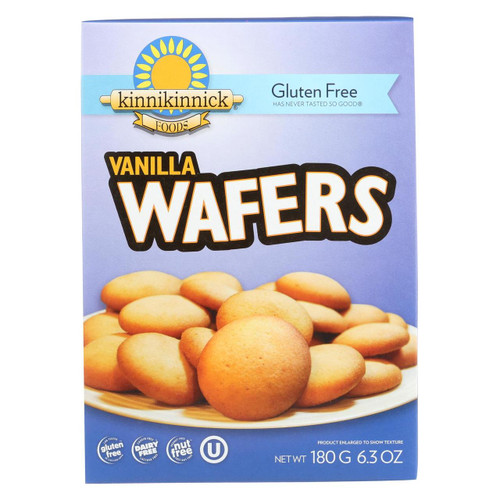 Kinnikinnick Vanilla Wafer - Case Of 6 - 6.3 Oz.