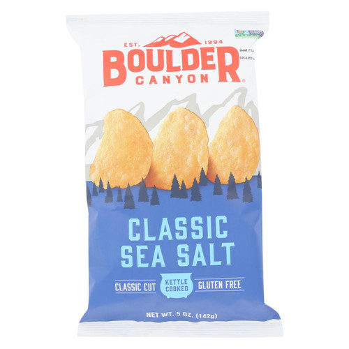 Boulder Canyon - Totally Natural Potato Chips - Case Of 12 - 5 Oz.