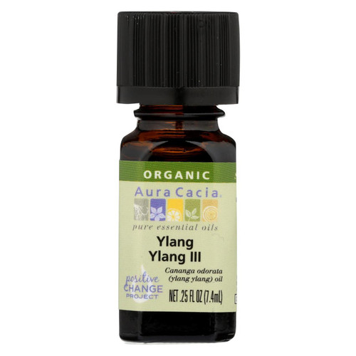 Aura Cacia Organic Essential Oil - Ylang Ylang - .25 Oz