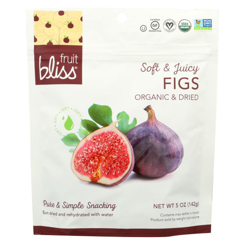 Fruit Bliss - Organic Turkish Figs - Figs - Case Of 6 - 5 Oz.