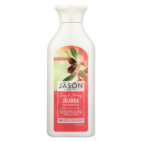 Jason Pure Natural Shampoo Long And Strong Jojoba - 16 Fl Oz