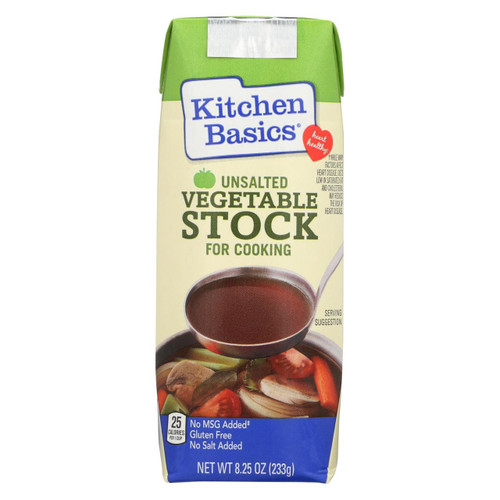 Kitchen Basics Vegetable Stock - Case Of 12 - 8.25 Fl Oz.