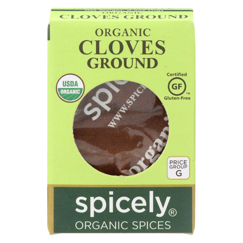 Spicely Organics - Organic Cloves - Ground - Case Of 6 - 0.4 Oz.