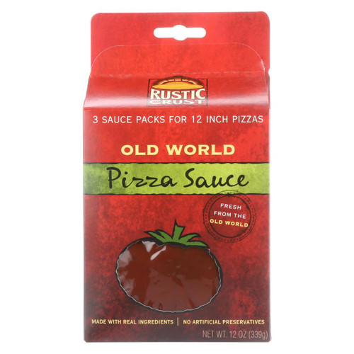 Rustic Crust Pizza Sauce - Case Of 6 - 12 Oz. - 0819458