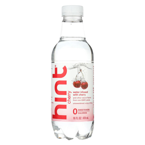 Hint Water - Cherry - Case Of 12 - 16 Fl Oz