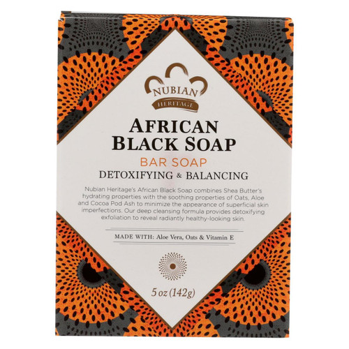 Nubian Heritage Bar Soap African Black - 5 Oz