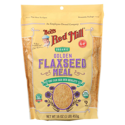 Bob's Red Mill - Organic Flaxseed Meal - Golden - Case Of 4 - 16 Oz