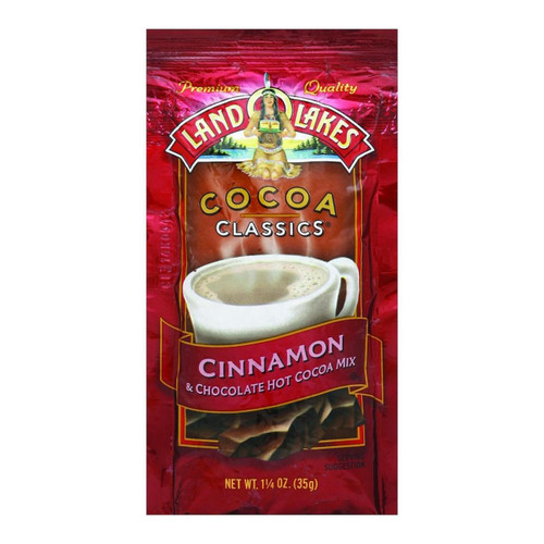 Land O Lakes Cocoa Classic Mix - Cinnamon And Chocolate - 1.25 Oz - Case Of 12