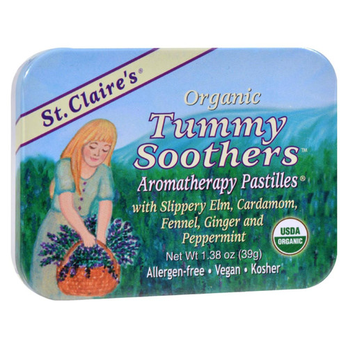 St Claire's Organic Tummy Soother Display Case - Case Of 6 - 1.44 Oz