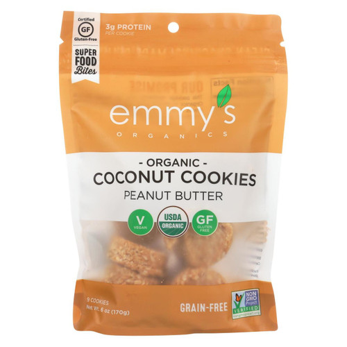 Emmy's Organics  Organic Coconut - Case Of 8 - 6 Oz. - 2043339