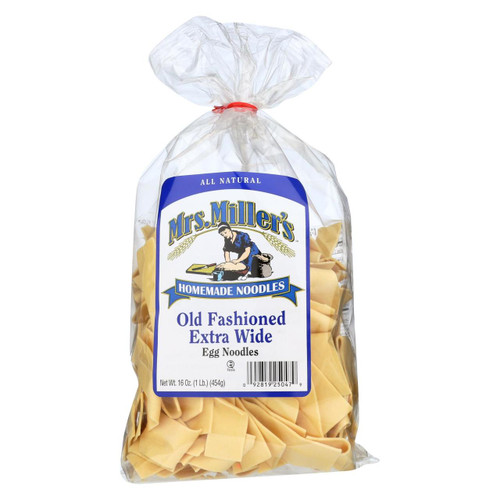 Mrs. Miller's Homemade Noodles - Old Fashioned Extra Wide Egg Noodles - Case Of 6 - 16 Oz. - 0372144