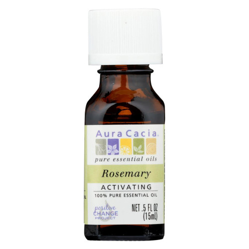 Aura Cacia Pure Essential Oil Rosemary - 0.5 Fl Oz