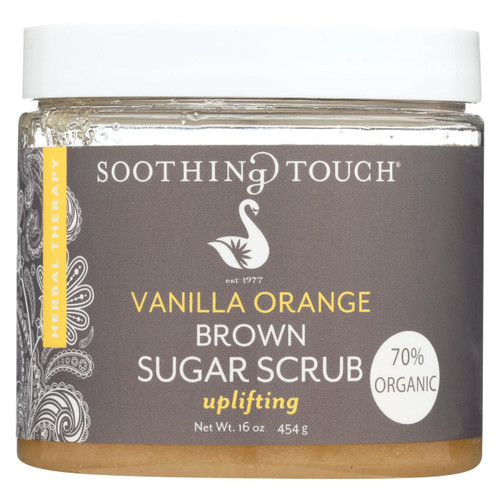 Soothing Touch Brown Sugar Scrub - Vanilla Orange - 16 Oz