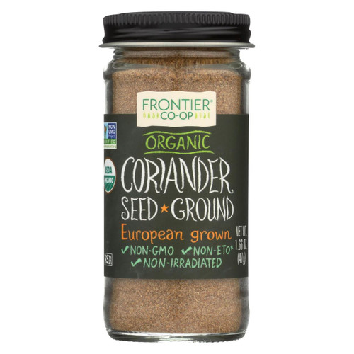 Frontier Herb Coriander Seed - Organic - Ground - 1.60 Oz