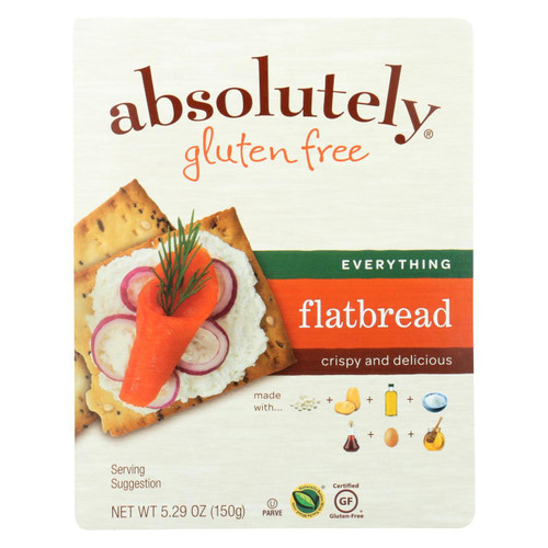 Absolutely Gluten Free - Flatbread - Original - Case Of 12 - 5.29 Oz. - 1118264