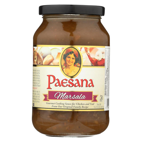 Paesana Cooking Marsala - Sauce - Case Of 6 - 15.75 Oz.