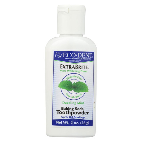 Eco-dent Toothpowder Xtra-brite - Fluoride Free - 2 Oz