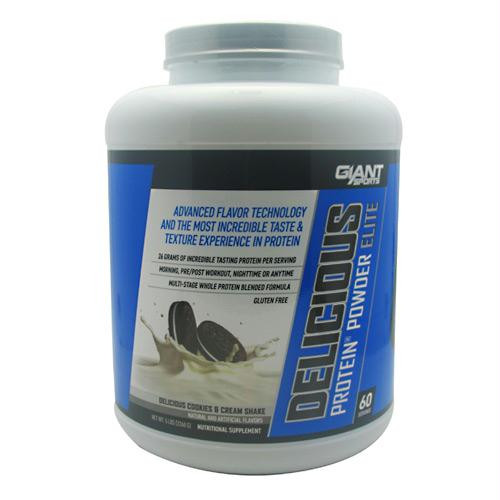 Giant Sports Products Delicious Protein Delicious Cookies and Creme Shake - Gluten Free