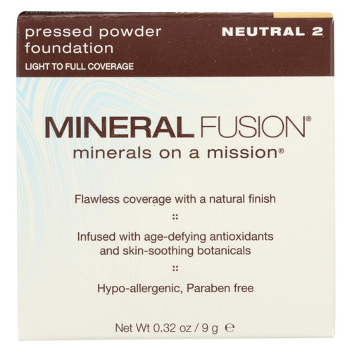 Mineral Fusion - Pressed Powder Foundation - Neutral 2 - 0.32 Oz.