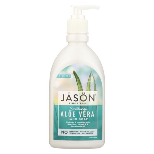 Jason Pure Natural Hand Soap Soothing Aloe Vera - 16 Fl Oz