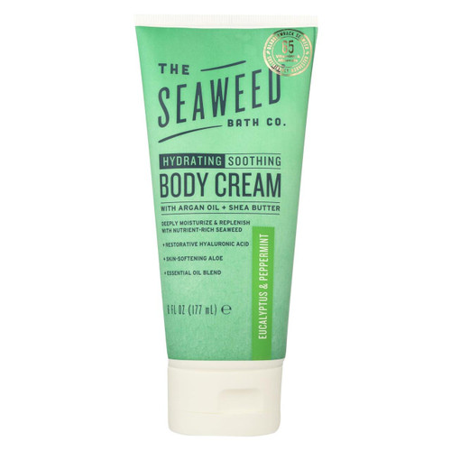 The Seaweed Bath Co Body Cream - Eucalyptus - Peppermint - 6 Oz