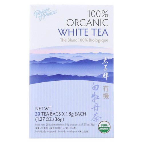 Prince Of Peace Organic Premium Peony White Tea - 20 Tea Bags