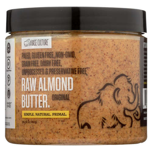 Base Culture -almond Butter - Original - Case Of 6 - 16 Oz.