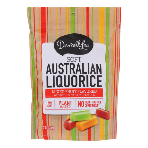 Darrell Lea Soft-eating Liquorice, Mixed Flavors  - Case Of 8 - 7 Oz