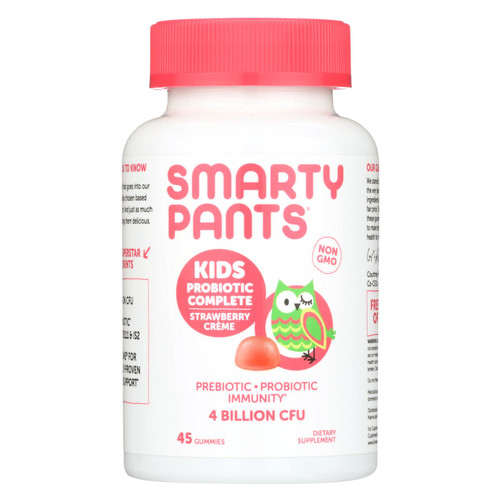 Smarty Pants Strawberry Creme Kids Probiotic Complete Dietary Supplement  - 1 Each - 45 Ct