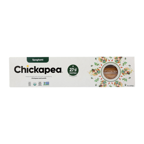 Chickapea Pasta - Pasta Organic Spaghetti - Case Of 6 - 8 Oz