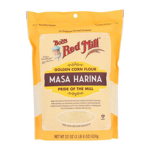 Bob's Red Mill - Masa Golden Corn - Case Of 4 - 22 Oz