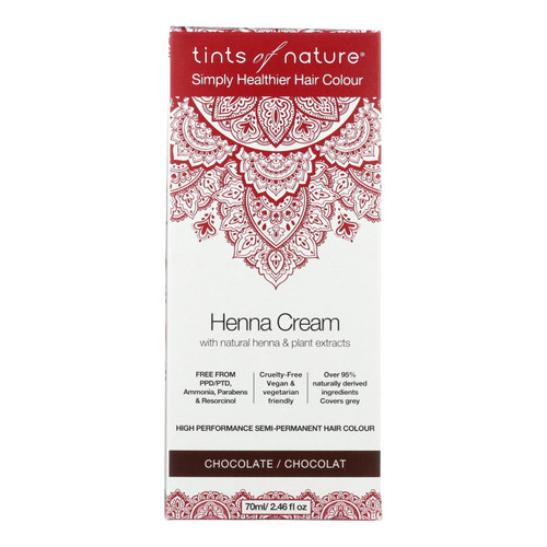 Tints Of Nature - Henna Cream Chocolate - 2.46 Fz