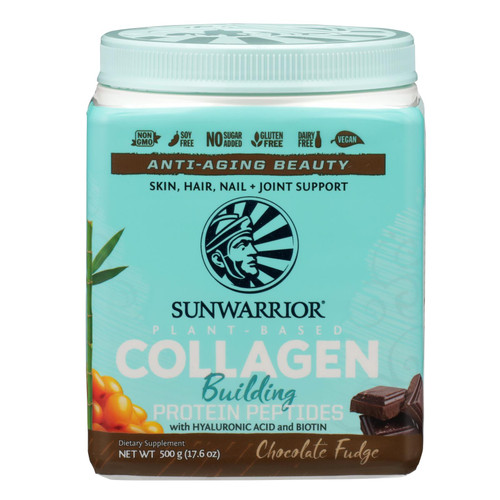 Sunwarrior - Collagen Chocolate - 1 Each - 17.6 Oz