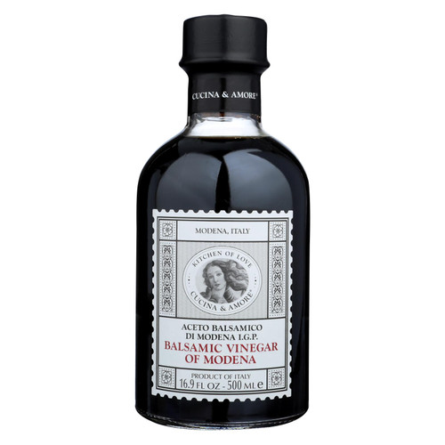 Cucina And Amore Balsamic Vinegar Of Modena - Case Of 6 - 16.9 Fz