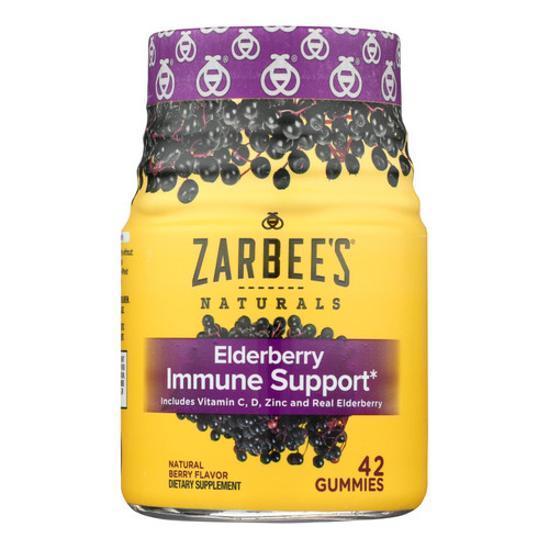 Zarbee's - Immune Spprt Elderberry - 42 Gum